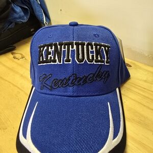 Blue Kentucky Embroidered Cap